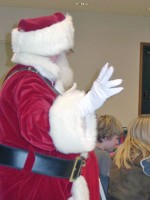 Santa at the annual DBC holiday party